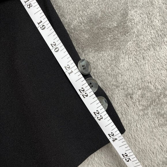 Jones & Co Essentials Blazer Women’s Size 4 Black Stretch Padded Shoulder Work - Picture 9 of 10